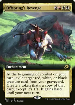 MTG FOIL Offspring's Revenge (Extended) [Ikoria: Lair of Behemoths NM - Image 1