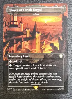 Tower of Cirith Ungol - Urborg (Borderless) Commander: the Lord of the Rings NM - Image 1