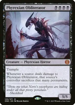 Magic The Gathering MTG PHYREXIAN OBLITERATOR Phyrexia: All Will Be One NM - Image 1