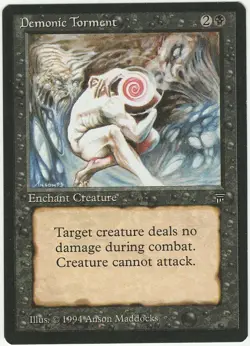 Magic the Gathering DEMONIC TORMENT Legends #9 NM MTG - Image 1