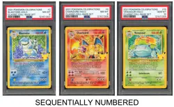Pokemon PSA10 & 8*2 Blastoise & Charizard & Venusaur Holo 2021 Celebrations ENG - Image 1