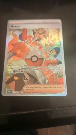 Arven 235/091 S&V Paldean Fates - Special Illustration Rare Pokemon TCG - NM ✅ - Image 1
