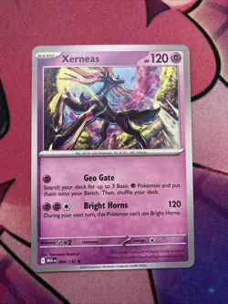 Xerneas 064/132 Deck Exclusive Mega Evolution Non Holo Rare NM English Pokemon - Image 1