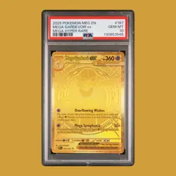 2025 POKEMON MEG EN MEGA EVOLUTION MEGA HYPER RARE #187 MEGA GARDEVOIR EX PSA 10 - Image 1