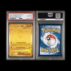 2025 POKEMON MEG EN MEGA EVOLUTION MEGA HYPER RARE #187 MEGA GARDEVOIR EX PSA 10 - Image 2