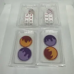 2 sets of Pokemon TCG Official Dice and Markers From White Flare ETB - Image 1