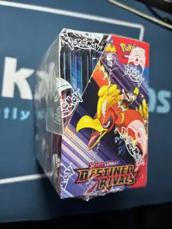 Pokemon TCG Destined Rivals Booster Box Clean No Rips - Image 2