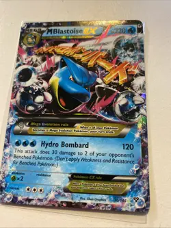 Pokemon TCG Mega Blastoise EX XY 30/146 Mega Holo Ultra Rare Card - Image 1