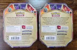Pokemon TCG Ho-Oh GX SM57 Necrozma GX SM58 Mysterious Powers Tin - 2017 - 2 Tins - Image 2