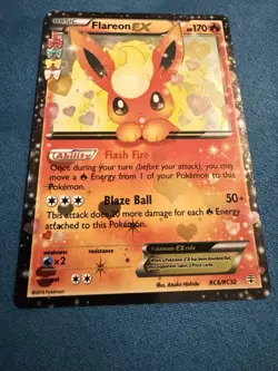 Flareon EX - RC6/RC32 - Pokemon Generations Radiant Collection Card LP - Image 3