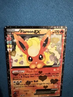 Flareon EX - RC6/RC32 - Pokemon Generations Radiant Collection Card LP - Image 4