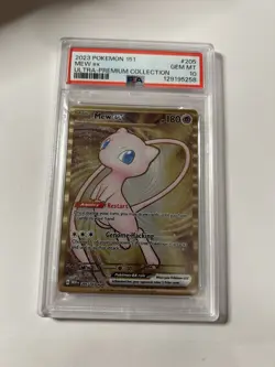 2023 Pokemon 151 Ultra Premium Collection Mew EX 205/165 PSA 10 Gem Metal - Image 1