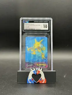 Pokemon Abra Kadabra Alakazam Advanced Action Card 2004 Lenticular Panini CGC 10 - Image 1