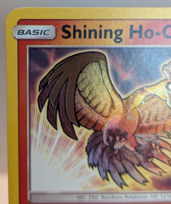 Pokemon TCG Shining Ho-Oh SM70 Holo Black Star Promo LP - Image 2