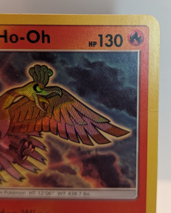 Pokemon TCG Shining Ho-Oh SM70 Holo Black Star Promo LP - Image 3