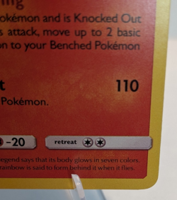 Pokemon TCG Shining Ho-Oh SM70 Holo Black Star Promo LP - Image 4