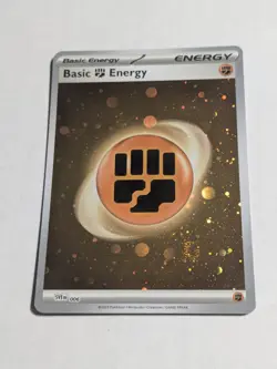 Pokemon 151 TCG Legit HD Cosmo Holo Fighting Energy - Image 1