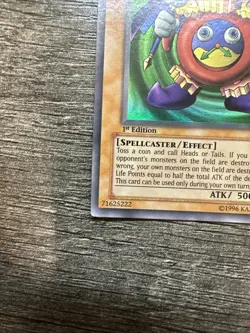 yu gi oh time wizard 1st edition mrd-065 card - Image 4