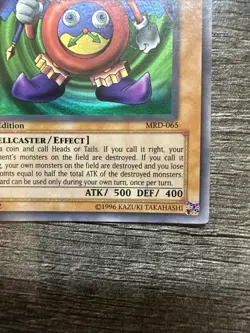 yu gi oh time wizard 1st edition mrd-065 card - Image 5