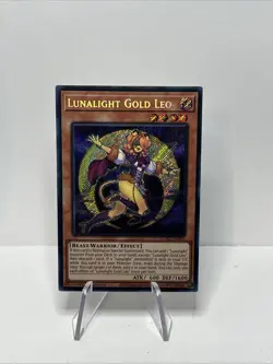 Lunalight Gold Leo DUAD-EN005 Secret Rare 1st Ed NM Yugioh duelists advance - Image 1