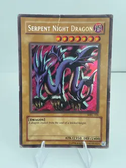 Yugioh Serpent Night Dragon MRL-103 Secret Rare Original Print HP - Image 1