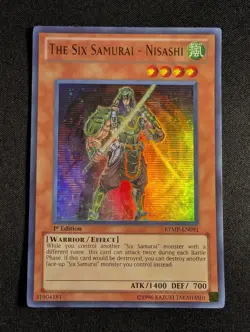 Yugioh - The Six Samurai - Nisashi RYMP-EN091 Unlimited Edition Ultra Rare MP - Image 1