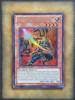 Yugioh Legendary Six Samurai - Enishi STOR-EN021 Ultra Rare 1st Ed LP - Image 1