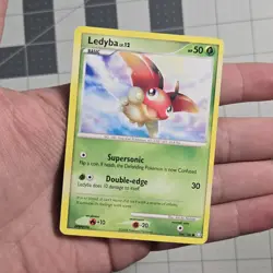 Ledyba Inverted Back Error Miscut Legends Awakened Pokemon Card Heavily Played - Image 3