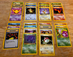 X 26 Pokemon Team Rocket Card Lot W/ Voltorb, Slowpoke, Psyduck, Meowth, Zubat - Image 1