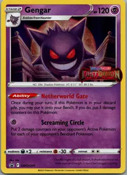 Gengar - (Prerelease) Promo SWSH: Sword & Shield Promo Cards SWSH241 NM - Image 1