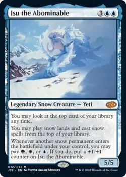 MTG English Isu the Abominable NM Normal Jumpstart 2022 - Image 1