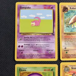 Pokemon Fossil Unlimited 9 Card Lot WOTC - LP/MP - Image 2