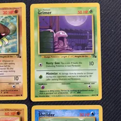Pokemon Fossil Unlimited 9 Card Lot WOTC - LP/MP - Image 4