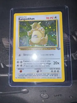 Vintage Pokemon TCG WOTC Card Italian Holo Rare Jungle Kangaskhan 5/64 LP - Image 1