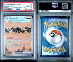 PSA 10 Durant ex 236/191 SIR Surging Sparks SSP Pokemon Card - Image 3