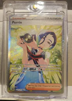 Pokemon TCG Perrin Scarlet & Violet Twilight Masquerade Holo Card 220/167 SIR - Image 1