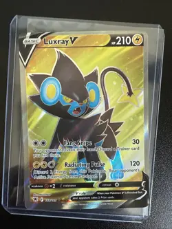 Pokemon TCG Luxray v Astral Radiance Holo Full Art Ultra Rare Card 168/189 - Image 1
