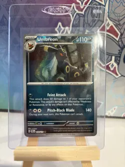 UMBREON (MASTER BALL PATTERN) 059/131 SV PRISMATIC EVOLUTIONS HOLO POKEMON CARD - Image 2