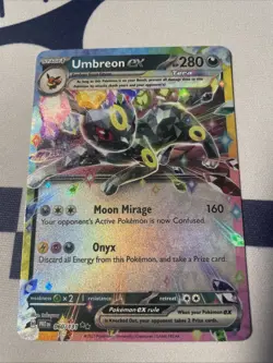 Pokemon TCG Umbreon EX 60/131 Double Rare Holo Card Prismatic Evolutions - Image 1