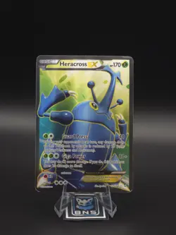 2014 Heracross EX - 105/111 XY Furious Fists Full Art - HP Pokemon Card TCG - Image 1