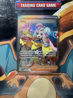 Iono 269/193 Sv02: Paldea Evolved Pokemon SIR Holo Card English NM - Image 1
