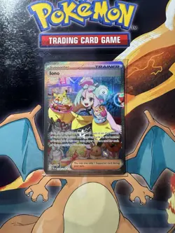 Iono 269/193 Sv02: Paldea Evolved Pokemon SIR Holo Card English NM - Image 3