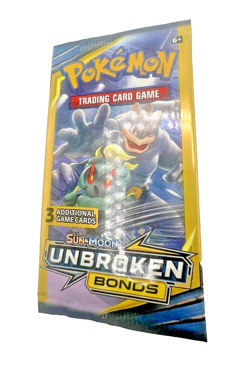 Pokemon Card - Unbroken Bonds - Sun & Moon - 3 Card Booster Pack - Image 3