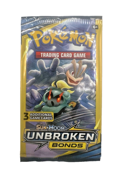 Pokemon Card - Unbroken Bonds - Sun & Moon - 3 Card Booster Pack - Image 4