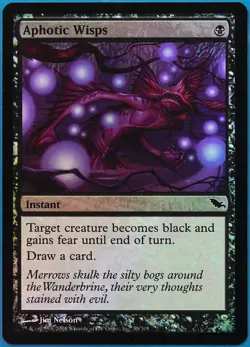 Aphotic Wisps FOIL Shadowmoor NM Black Common MAGIC CARD (ID# 485443) ABUGames - Image 1