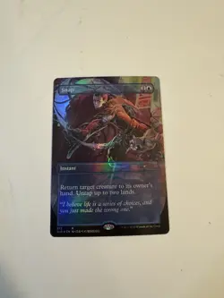 MTG Snap Borderless Card Secret Lair Drop Series Near Mint Foil Condition - Image 1