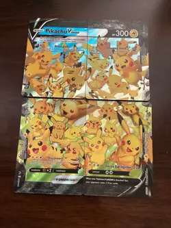 Pikachu V-Union [Set of 4] SWSH: Sword & Shield Promo Cards Holo All Pack Fresh - Image 1