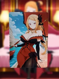 Priscilla Barielle Re: Zero Anime Waifu Sexy Goddess Doujin Lewd Hentai Card - Image 1