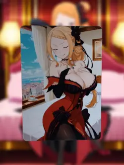 Priscilla Barielle Re: Zero Anime Waifu Sexy Goddess Doujin Lewd Hentai Card - Image 1