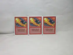 RED ELEMENTAL BLAST X3 MAGIC THE GATHERING REVISED VINTAGE MTG TRADING CARD #198 - Image 2